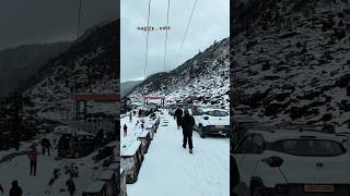 Making a video here wasn't easy it was very cold #shorts #shortvideo #mountains #snow #travel #yt
