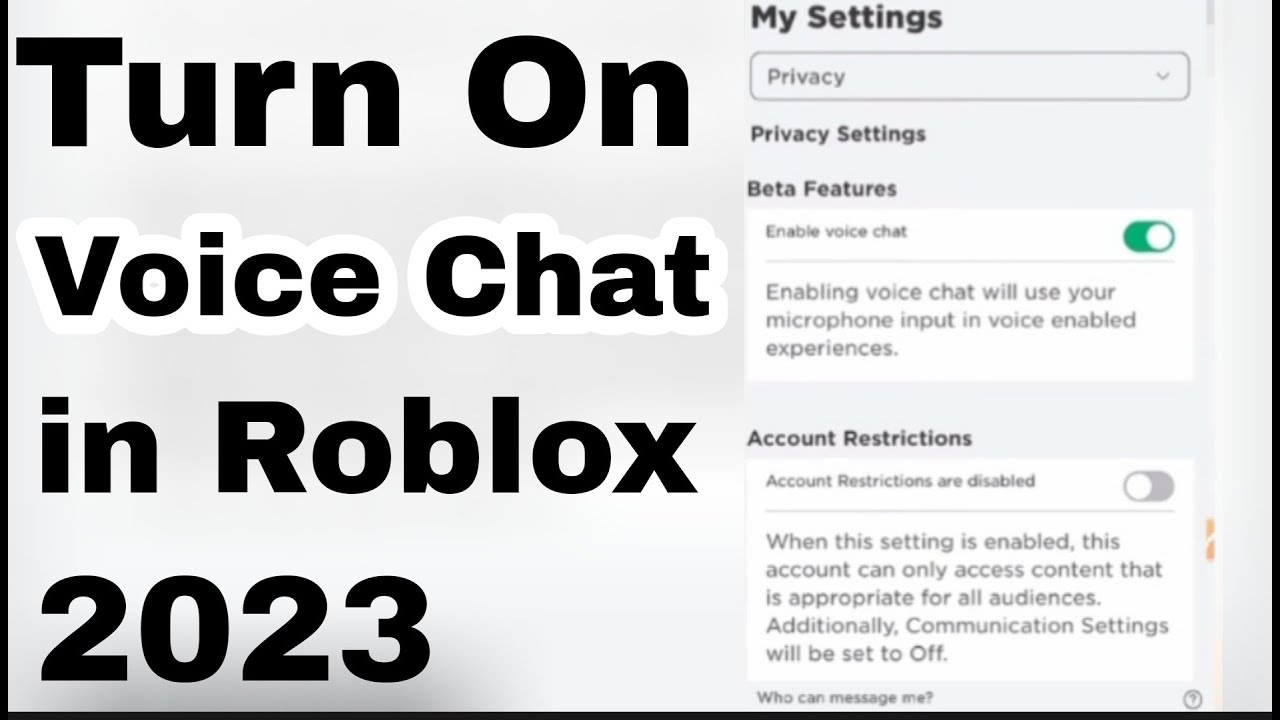 How to enable and use voice chat on Roblox