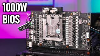 ModBIOS allows 1000W Power Target  RTX 4090 Strix with Water Cooling
