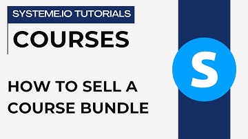 How to sell a course bundle | Systeme.io tutorials