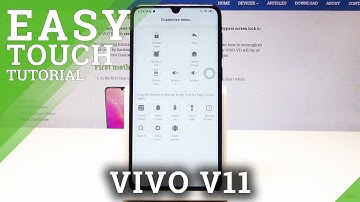 How to Use Easy Touch in VIVO V11 - Customize Virtual Button