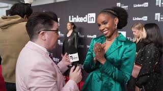 Amber Ruffin on the Red Carpet at the 28th Annual Webby Awards #Webbys