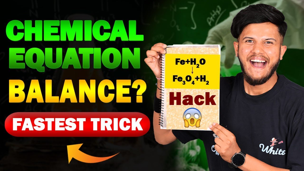 How to balance chemical equation Trick 🔥to balance any chemical