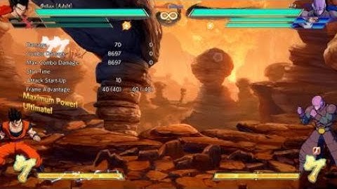 DRAGON BALL FighterZ BASE GOKU VANISH CONFIRM SPARK LOOP COMBO