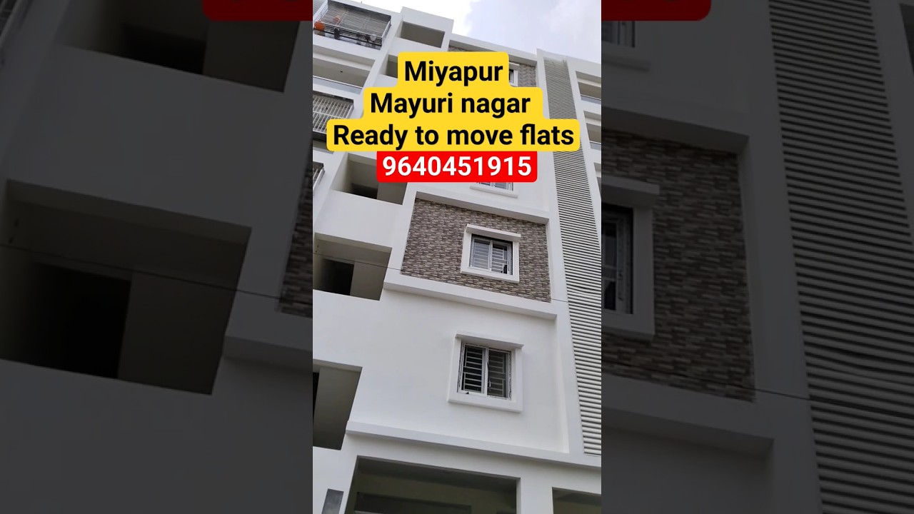 Brand new flats | Mayuri nagar | miyapur | Ready to move 