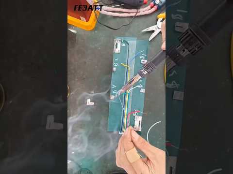 First-Person View: Witnessing the Birth of a Lithium Battery#diy #machine #batteries #shorts