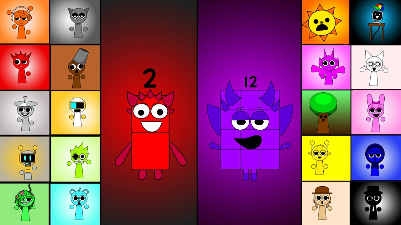 The Ultimate Battle! Incredibox Sprunki Band (Oren - Black ) NORMAL (But Its A Numberblocks Band) !!