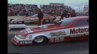 Drag Racing 1988 NHRA US Nationals FUNNY CAR Semi Finals