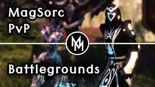 Suppression - ESO MagSorc Battlegrounds Build & Gameplay [Waking Flame]