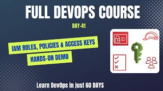 AWS IAM Tutorial | Roles, Policies & Access Keys Step-by-Step for Beginners | Day 41