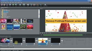 ProShow Producer - How To Remove ProShow Screen Add Hindi.Urdu Tutorial Part - 2