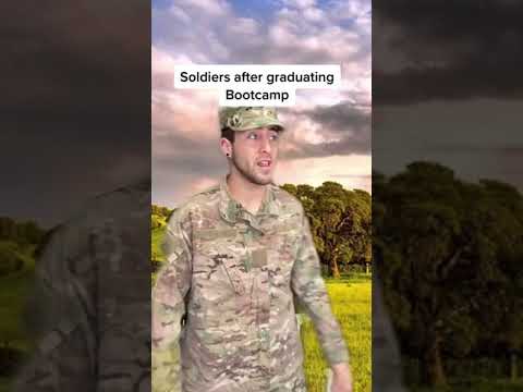 Soldiers After Graduating Bootcamp! #SHORTS #FUNNY #COMEDY