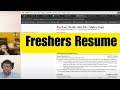 [Live 🔴] Freshers DevOps Engineer Resume | Sandip Das