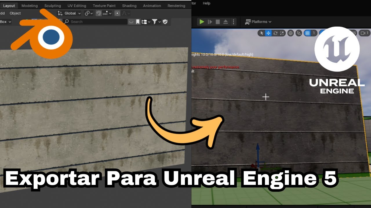 🔥 Como Exportar Objetos do Blender para Unreal Engine 5 SEM ERROS! 🚀 ...