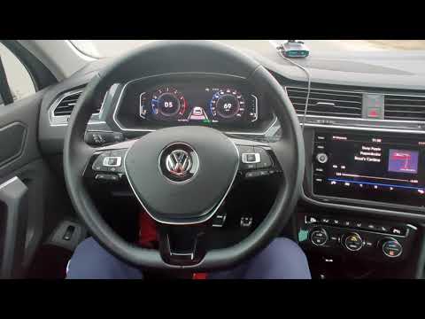 VW Tiguan '20 активный круиз контроль + удержание в полосе
