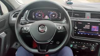 VW Tiguan '20 активный круиз контроль + удержание в полосе