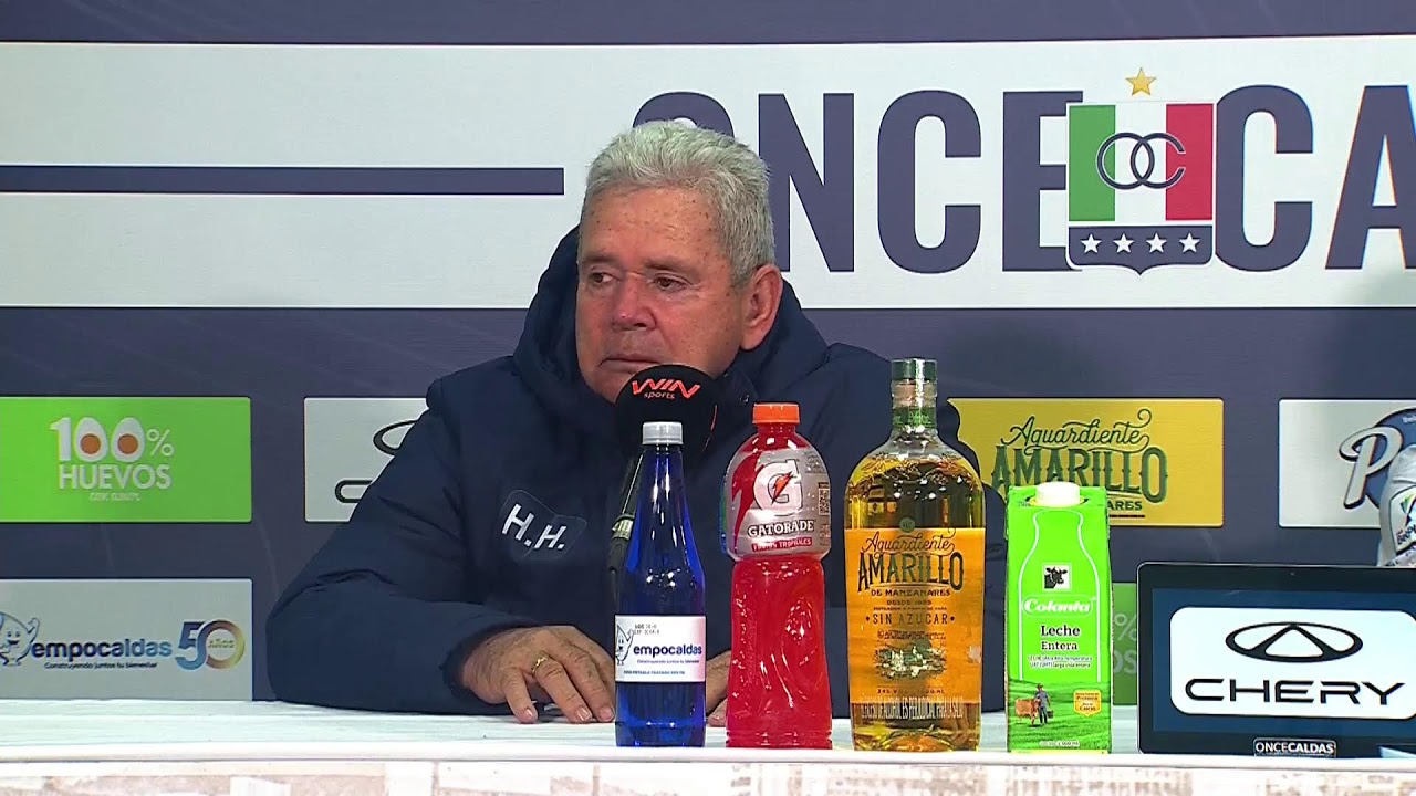 Rueda de prensa de Once Caldas tras su partido con Boyacá Chicó