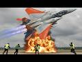Tensions Rise! US Air Force F-15 Pilot Takeoff in Emergency
