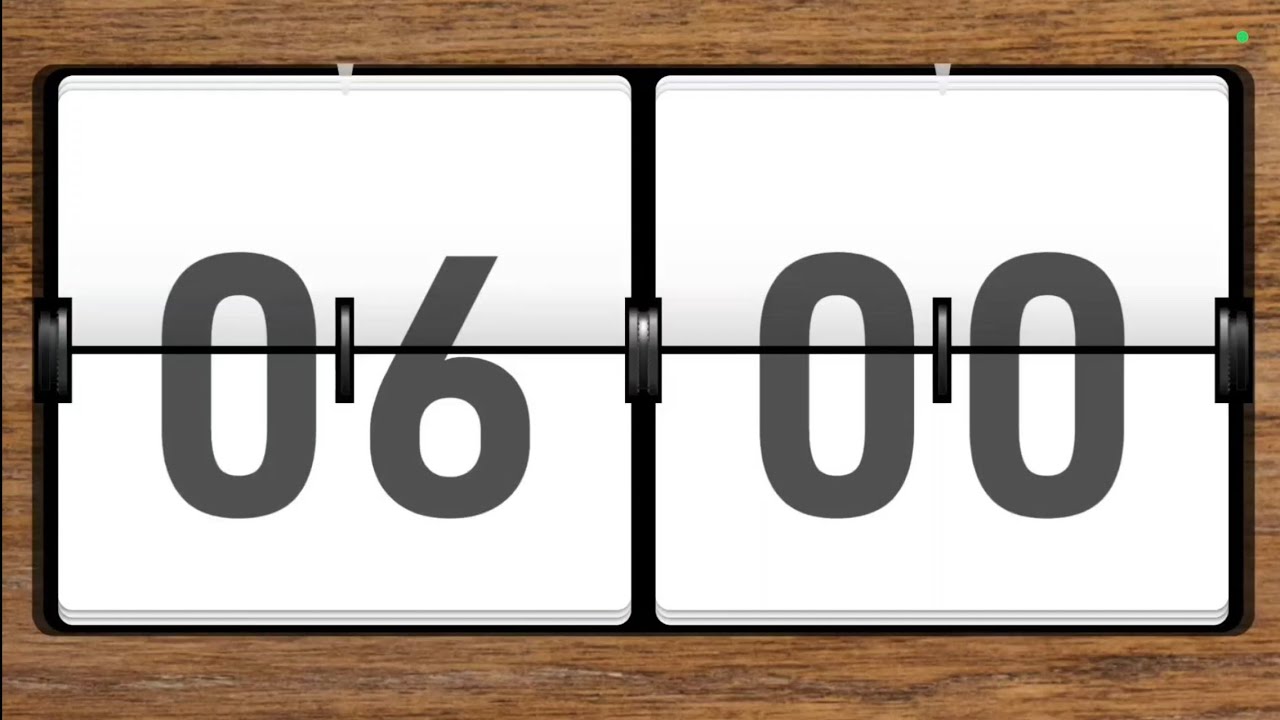6 Minutes Visual Flip Timer | Simple & Effective Countdown - YouTube