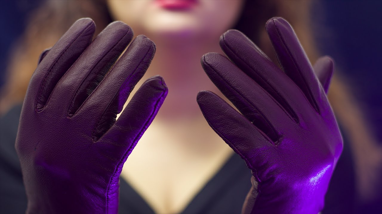 ASMR Leather Gloves - Leather Trigger Sounds Part 2 (NO TALKING) 4K Video