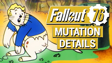 FALLOUT 76: NEW Info on MUTATIONS and Mutation PERKS in Fallout 76!! (QuakeCon Panel)