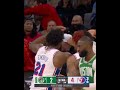 joelembiid takes the contact and hits the OFF-BALANCED and-1for the #sixers! 💪