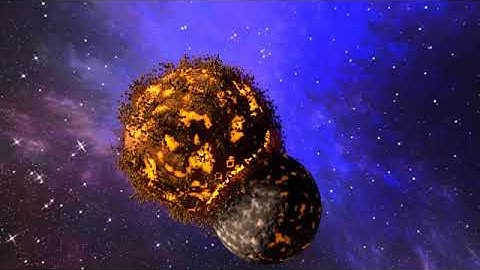 Planets Collision - Blender Animation