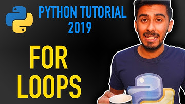 6 - how to use for loops in python (Python tutorial for beginners 2019)