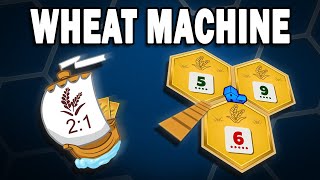 One Of The Most INSANE Wheat Pile Setups In Catan
