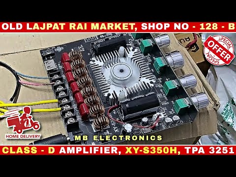 1000 watt🥵 RMS power class d amplifier board | testing & review | XY-S350H, TPA3251, 220 × 350 watt