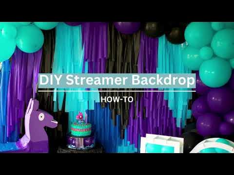 Streamer Backdrop