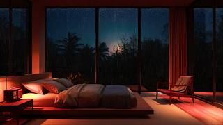 ⛔ No Ads Rain Sounds for Sleeping || ASMR Rainfall Echoes on the Roof for Sleep🌙✨