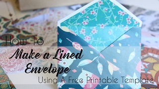 How To Make An Envelope for A Card Free Printable Template Included