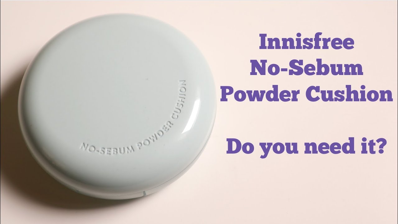 Innisfree No Sebum Powder Cushion Foundation Just a dupe of Laneige