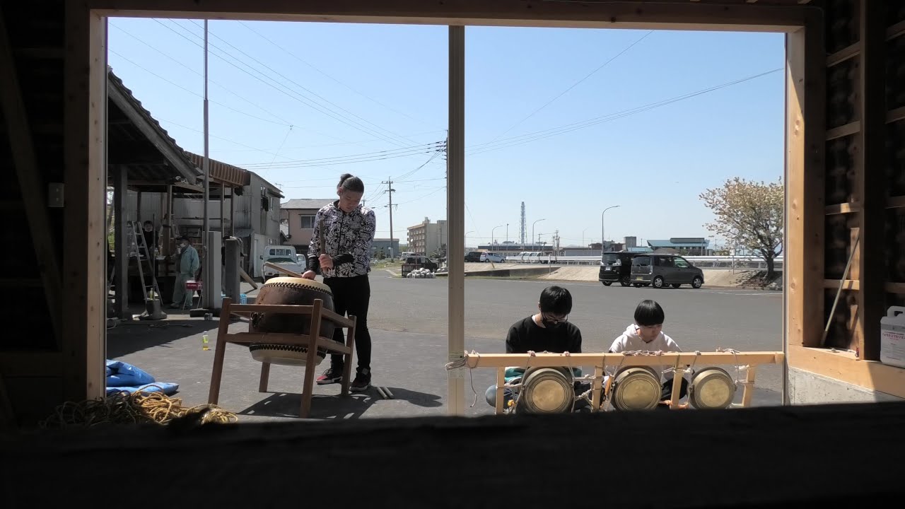 宇島祇園2022に向けて、八千代町囃子練習4月17日