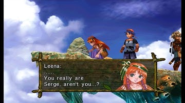(Spoilers) Chrono Cross - Obscure Leena and Serge Cape Howl Scene