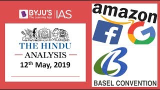 'The Hindu' Analysis for 12th May, 2019. (Current Affairs for UPSC/IAS)