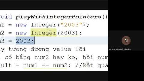 Nhập môn Lập trình OOP với Java: Bài 31 - Wrapper Class (phiên bản 1)
