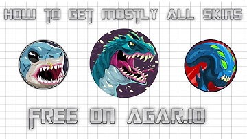 HOW TO GET MOSTLY ALL SKINS ON AGAR.IO (WORKING 100% 2018)