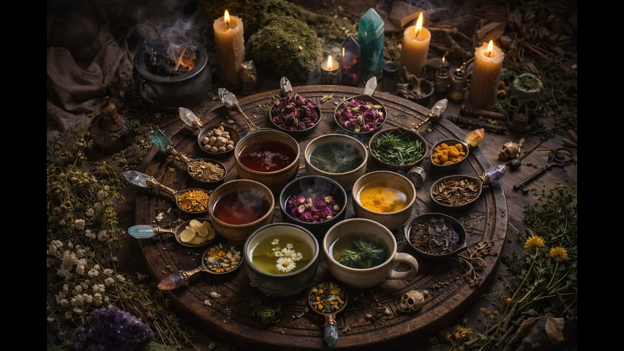 ✨ Witch's Tip: 12 Herbal Teas That Act Like Natural Medicine | Witchy Wellness & Holistic Healing 🌿✨