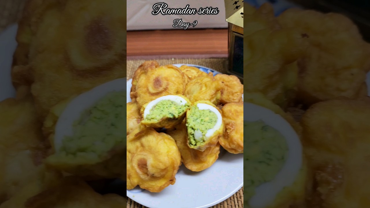 Ramadan series:Day-9 STUFFED EGG BAJJI😍😋👌