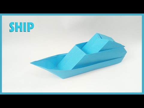 Video PAPER SHIP - PAPER BOAT [Origami Easy Step By Step] |... - youtube