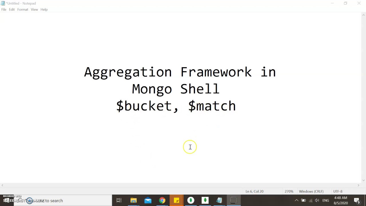 Aggregation In Mongodb Shell With $Bucket And $Match