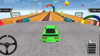 Car Impossible hard Car Lambo GT Mega Ramp Stunts 🏎️ Crazy Sky Racing Game | Android Gameplay Round