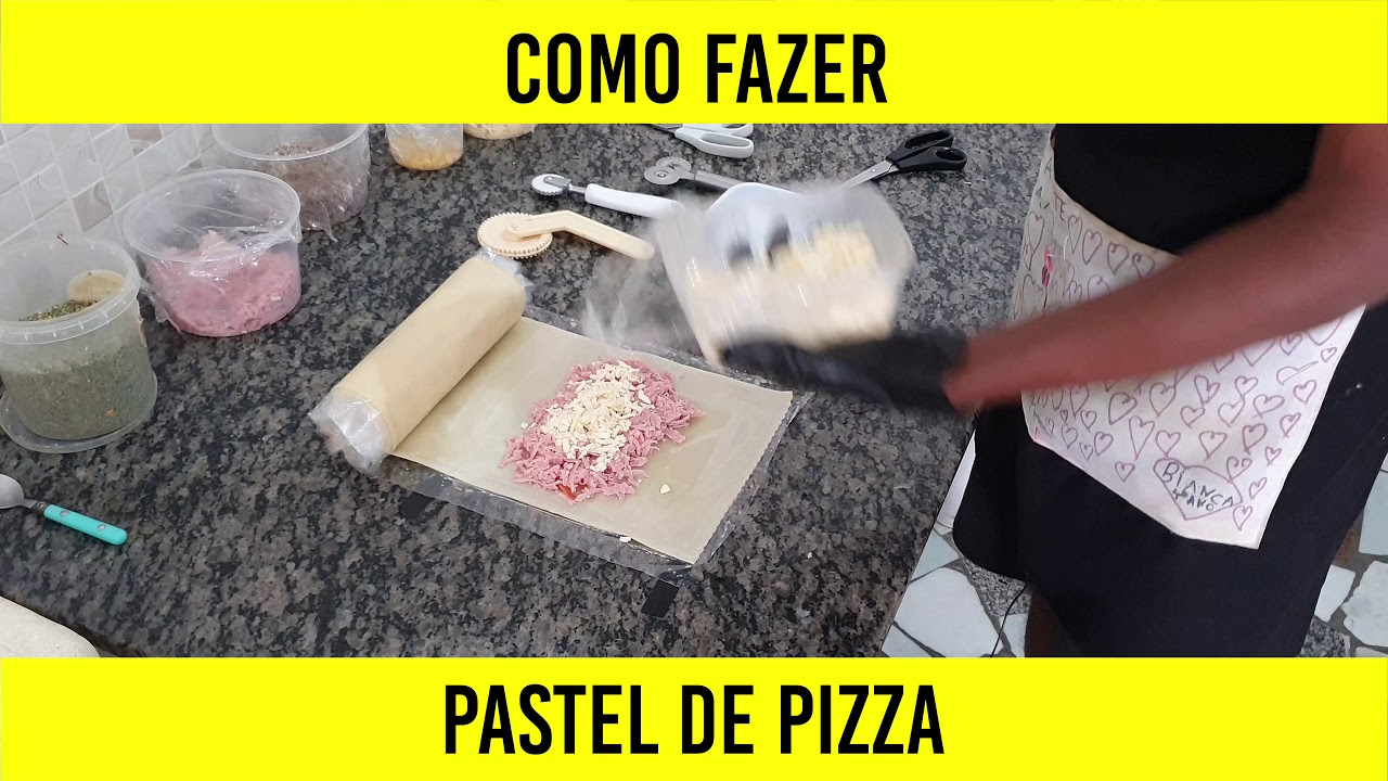 Como Fazer Pastel de Pizza