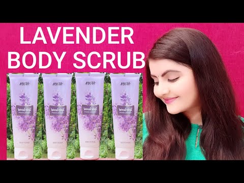 NYKAA WANDERLUST French lavender body scrub REVIEW | RARA | body scrub