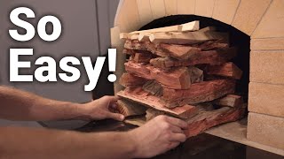 The New "FIRE & FORGET" Firing Method for your Wood Fired Pizza Oven!
