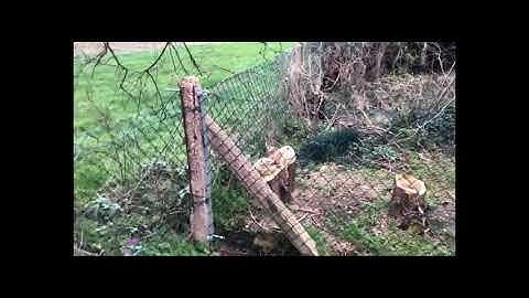 How to Install Chainlink Fencing on Concrete Posts
