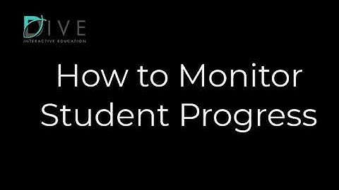 How to Monitor Student Progress