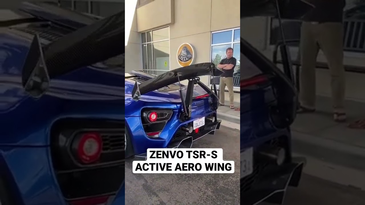 ZENVO TSR-S ACTIVE AERO WING | Car Heaven Media